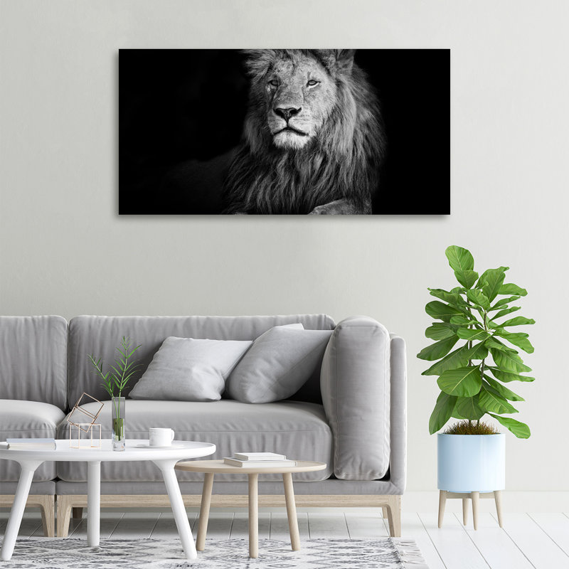 Lion - No Frame Print on Canvas