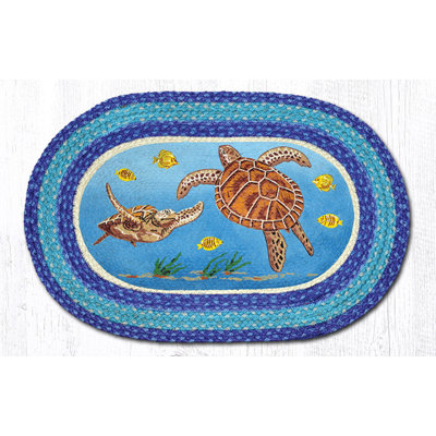  OP-384 Sea Turtle Oval Patch 20"x30"