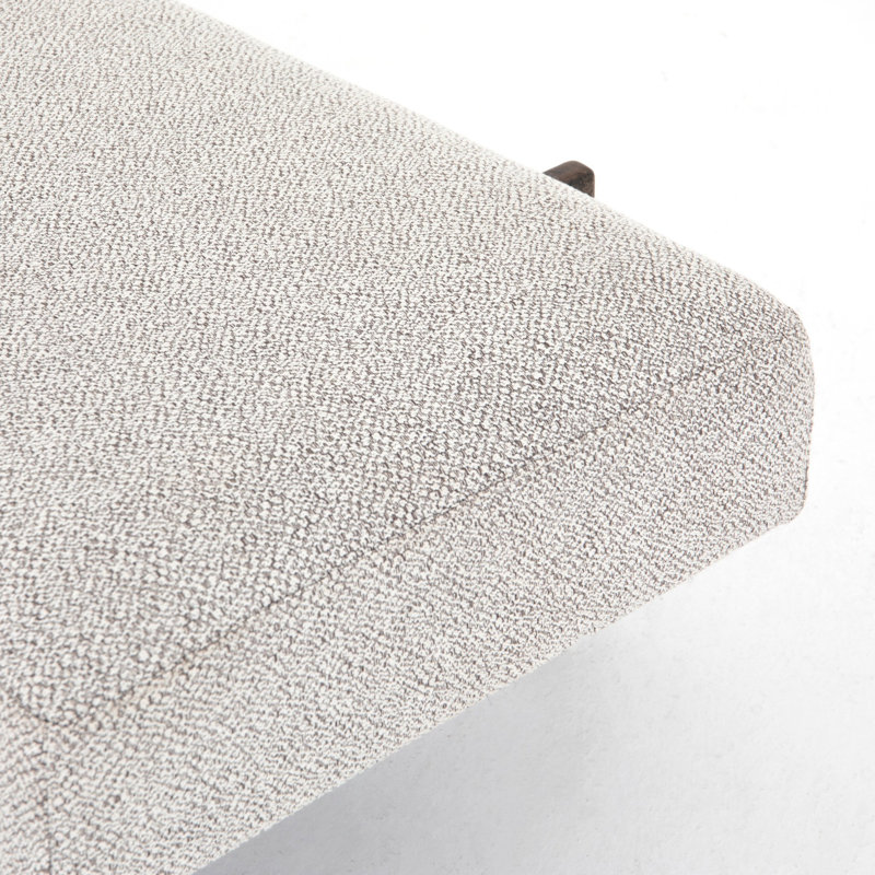 Fawkes Upholstered Bench, Brunswick Pebble, Vintage Sienna