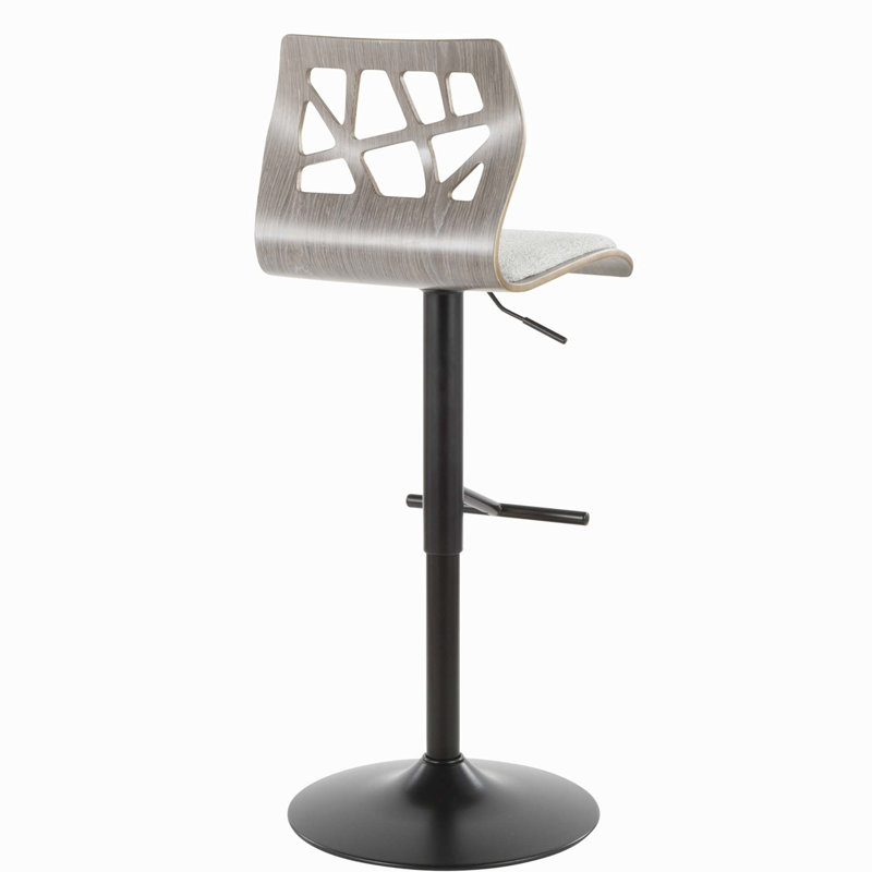 Swivel Upholstered Adjustable Height Counter Stool