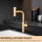 Stainless Steel Kitchen Faucet In Brushed Gold With Pull Out Spray And Construction 360 Rotating Easy-143592575