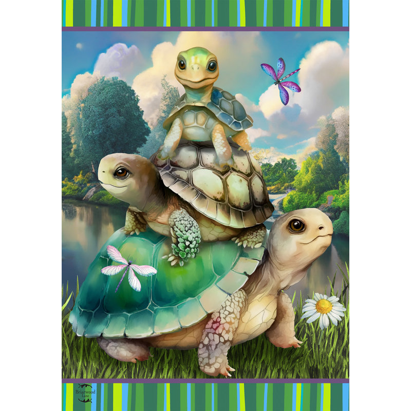 Turtle Trio House Flag