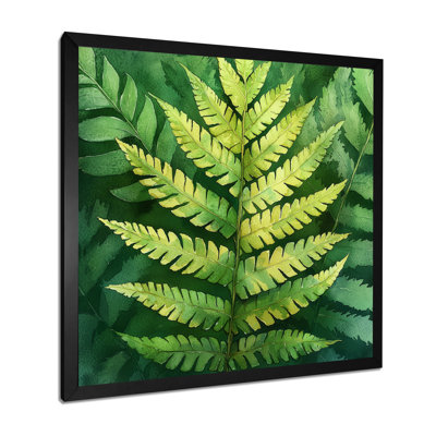 «Dorree Fern Collage Of The Forest I - Ferns Large», art mural