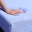 Matelas double de 12 po - Housse bleue avec couche de mousse et ressorts pour un confort et un confort respirant