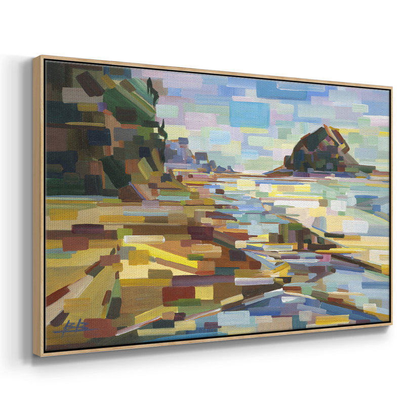 Best Coast, reproduction d'art sur toile encadrée, H 25 po x l 37 po x P 2 po, Toile naturelle avec cadre flottant