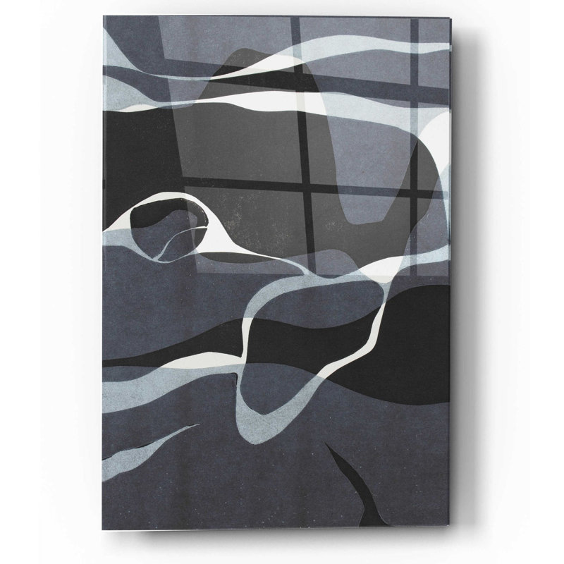 «Naiad I» par Rob Delamater, art mural en verre acrylique, H 16 po x l 12 po x P 0,13 po