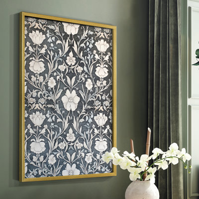 WM MORRIS Series DCLXXVII  -Premium Framed Print -Ready to Hang - No Nails RequiRed