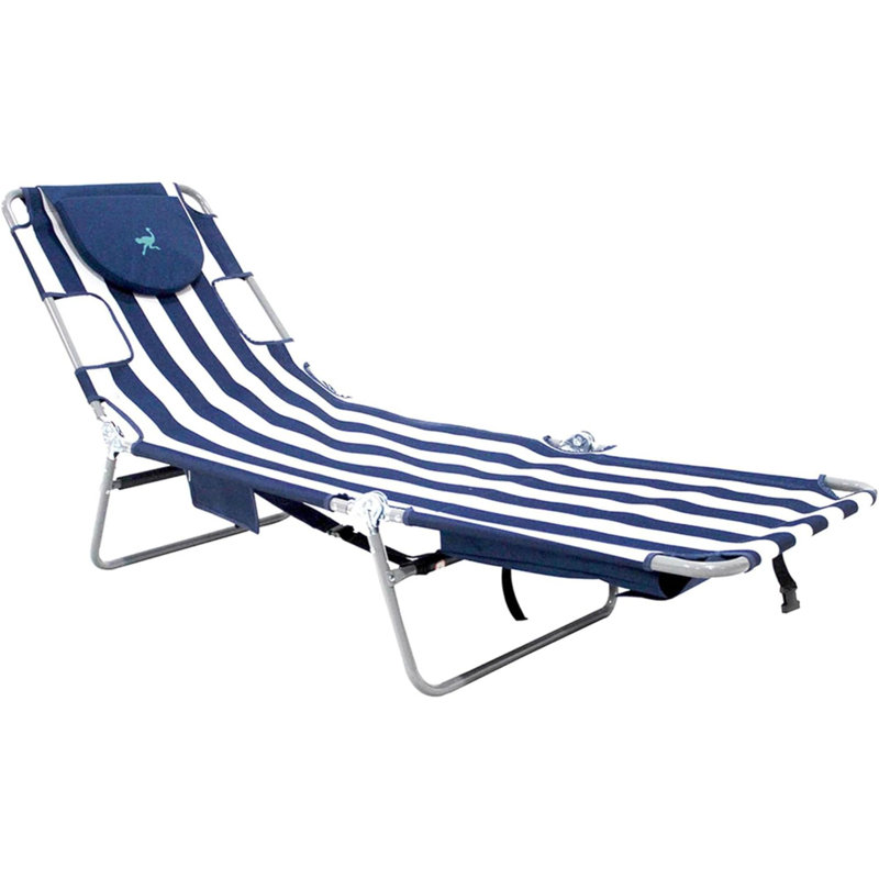 Chaise de plage pliante Adelmina