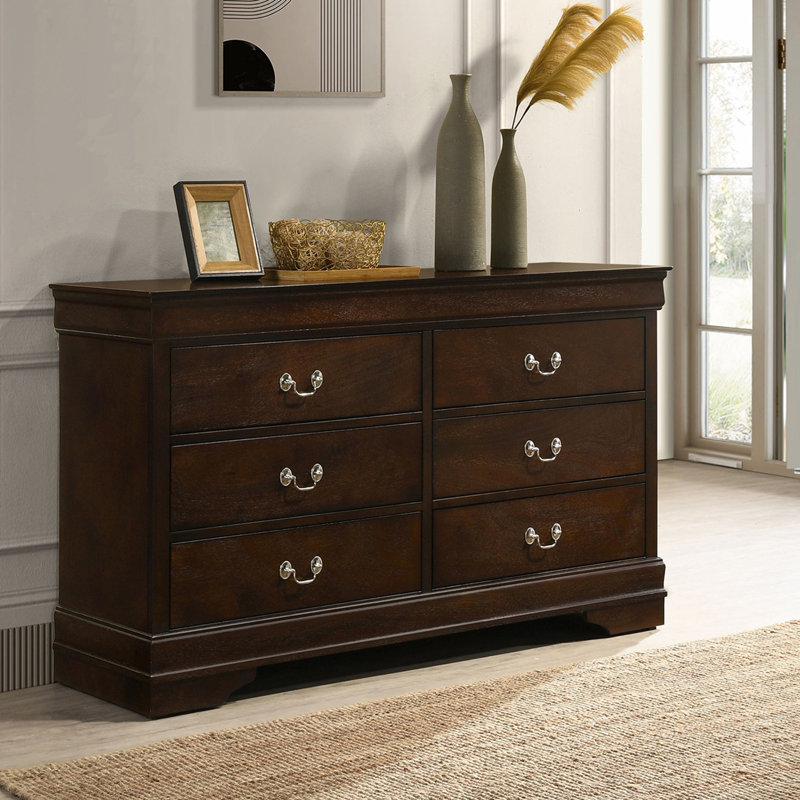 Commode 6 tiroirs Cappuccino