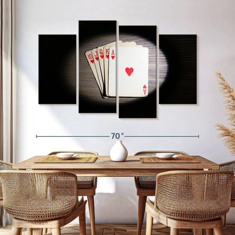 Senne Poker Flush, 42" H x 68" W