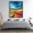 Land flow - 48"x60" Framed canvas