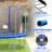 FDW Round Backyard Trampoline with Safety Enclosure