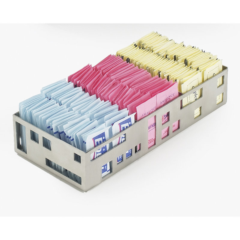 Organisateur carré de paquets, Acier inoxydable