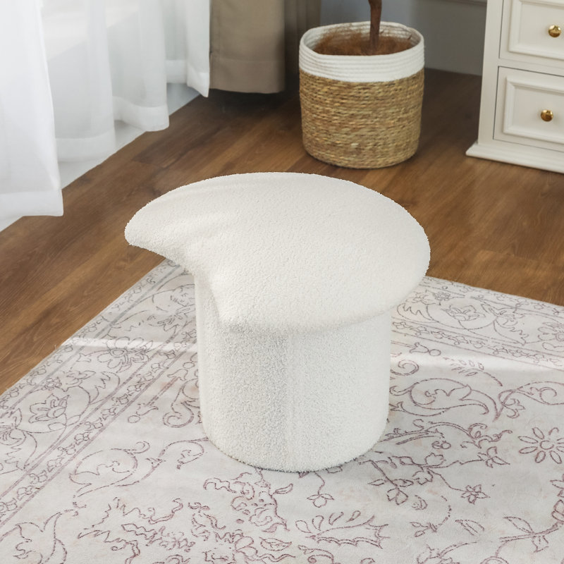 Repose-pieds Cozy, Blanc