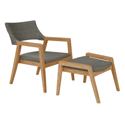 Spencer Outdoor Teak Lounge Chair