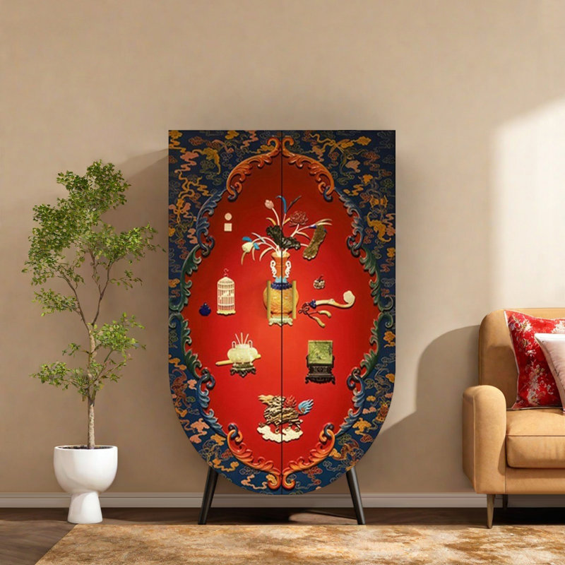 Garde-robe de chambre française à portes doubles