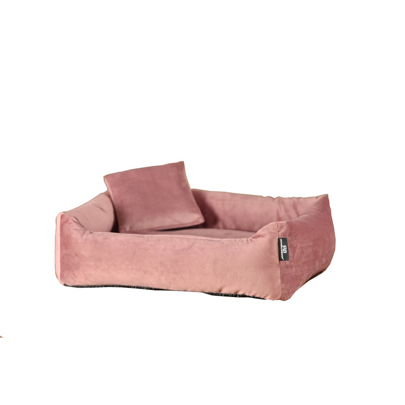 Polyester Pet Bed, Rose, Medium (90cm W x 65cm D x 18cm H)