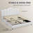 Queen Upholstered Bed With 2 Nightstands – Charging Station, Modern Bedroom Set-1466277027-1466277025