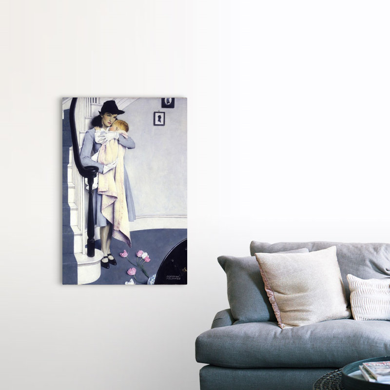 Art mural sur toile Norman Rockwell, Toile tendue, H 48 po x l 32 po x P 1,25 po
