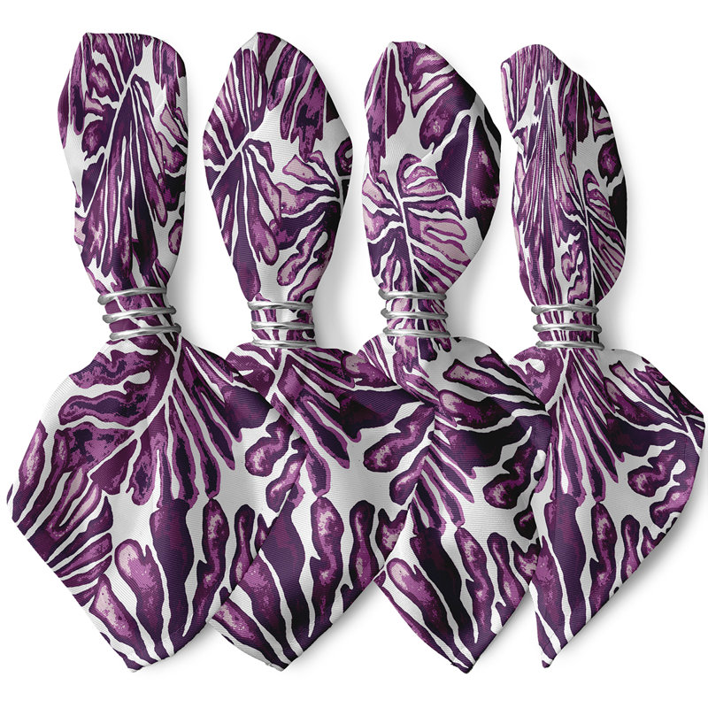 Ensemble de serviettes 4 pièces Springdale, Mauve