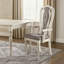 Chaise avec accoudoirs à dossier en gris Touffeté à la main Tabatiere-170958470