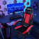 BOSSIN Gaming Chairs with Footrest, Ergonomic Computer Game Chairs with Lumbar Support