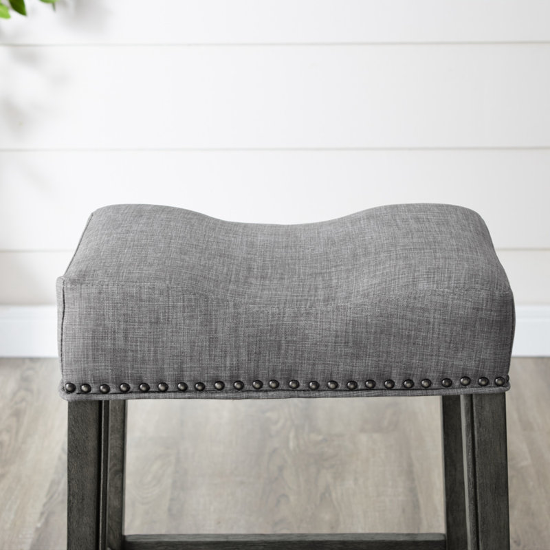 Tabouret de comptoir 25 po Midsomer, Gris foncé