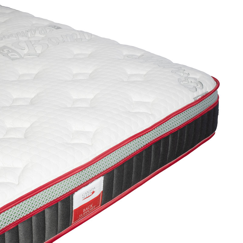 Matelas simple à ressorts ensachés 10 po Canada Sleep, Très grand simple