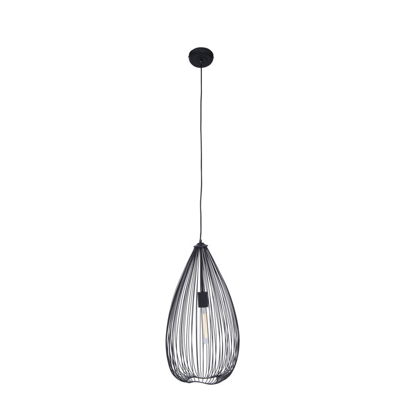 Krier 1 - Light Teardrop Pendant, Black