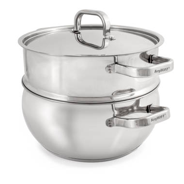 BergHOFF Professional SS 18/10 Tri-Ply 8 Qt Stock Pot With SS Lid