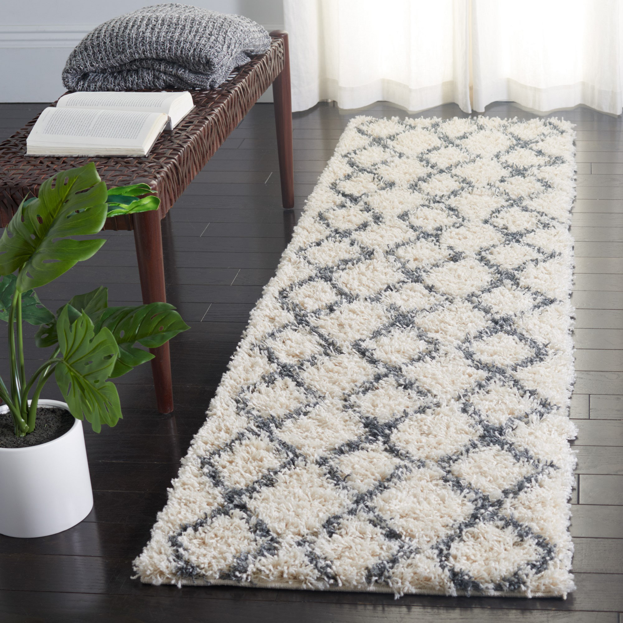 Foundry Select Minna Geometric Ivory Area Rug - Wayfair Canada