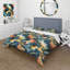 Représentation nautique abstraite - ensemble de housse de couette camouflage - polyester microfibre-704891205