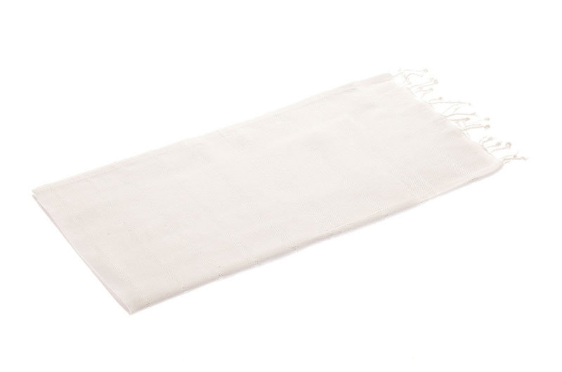 Zaina Cotton Hand Towel, White