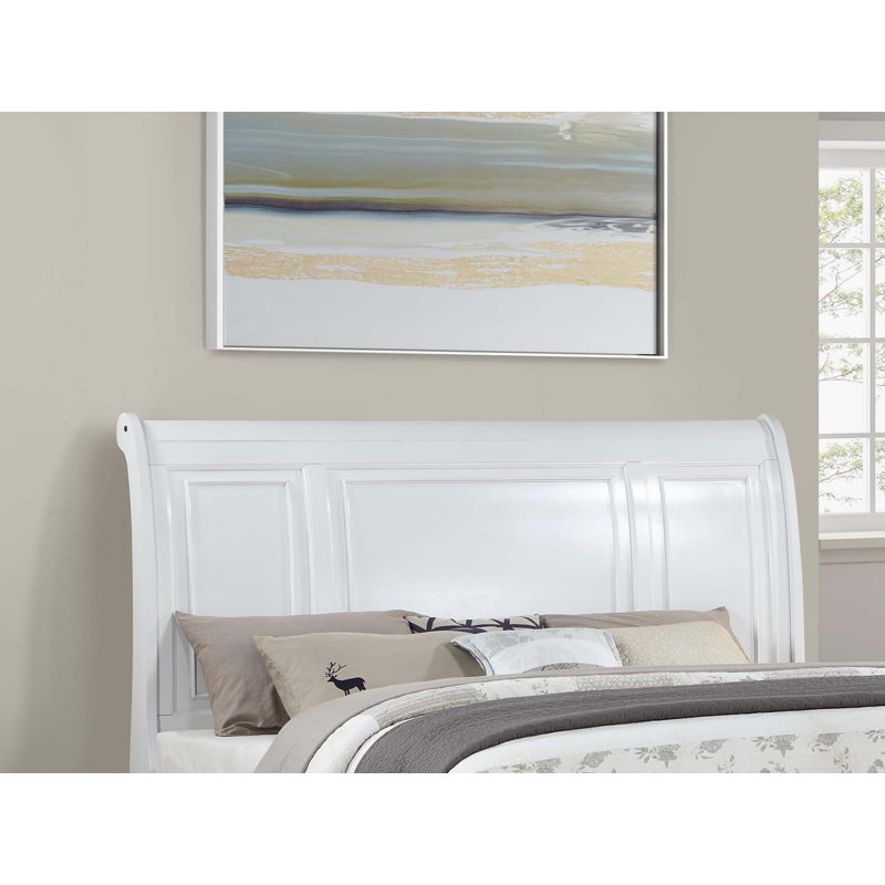 Cadre de lit (seulement lit), Simple, Blanc