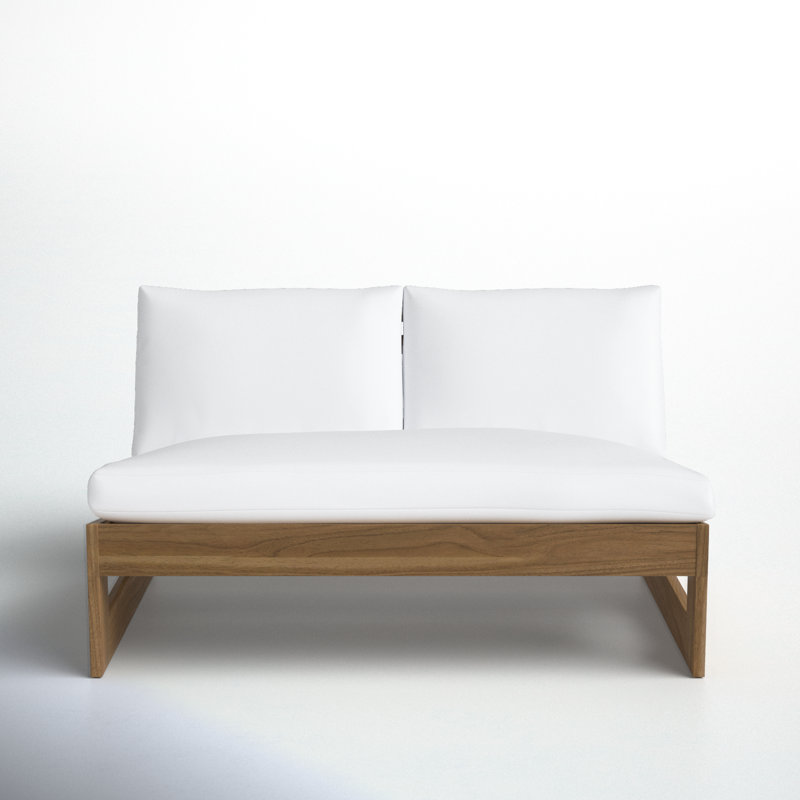 Louise 43" Wide Loveseat with Cushions | Stylish Comfort
