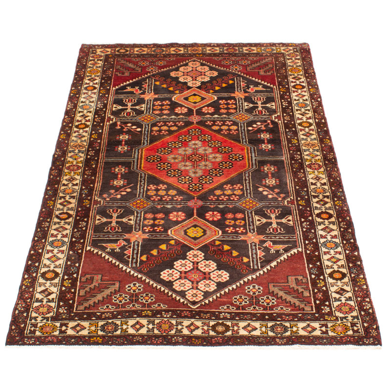 Tapis noir Anadol 7 pi 7 po x 4 pi 6 po