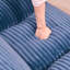 Fauteuil à billes en velours côtelé Compression-1697409104