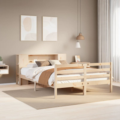 Meansville Solid Wood Bed