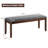 Caeron Linen Blend Upholstered Bench