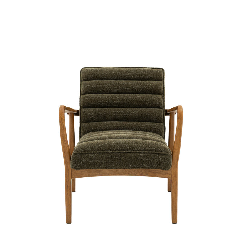 Kerrvile Luxury Sheepskin Armchair, Green