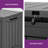 Balconera Water Resistant Resin Lockable Deck Box-107652024-126754759