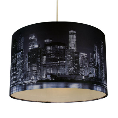 Pinson 20cm H Fabric Drum Lamp Shade