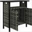 Table basse d'extérieur, organisateur d'armoire de rangement pour serviettes d'extérieur, table de bar d'extérieur