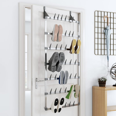 Schuhregal für 21 Paar Schuhe aus Metall