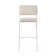 Sixty Upholstered Counter Stool with Metal Frame