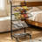 4-Tier Rolling Storage Cart (Black)