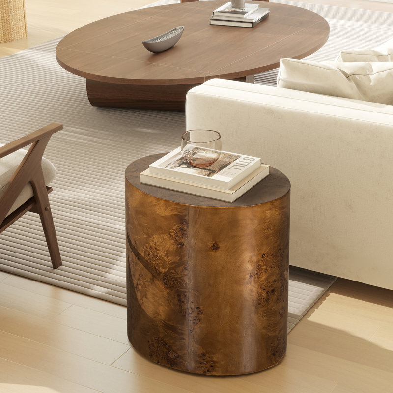 Gessel 20" Accent Oval Pillar Side Table