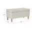 Banc de rangement rembourré Besart-1190867356