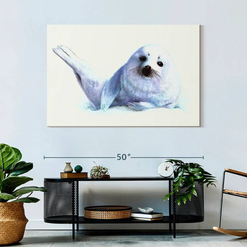 Adeliza Seal, 32" H x 48" W