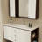 Japanese minimalist style bathroom cabinet